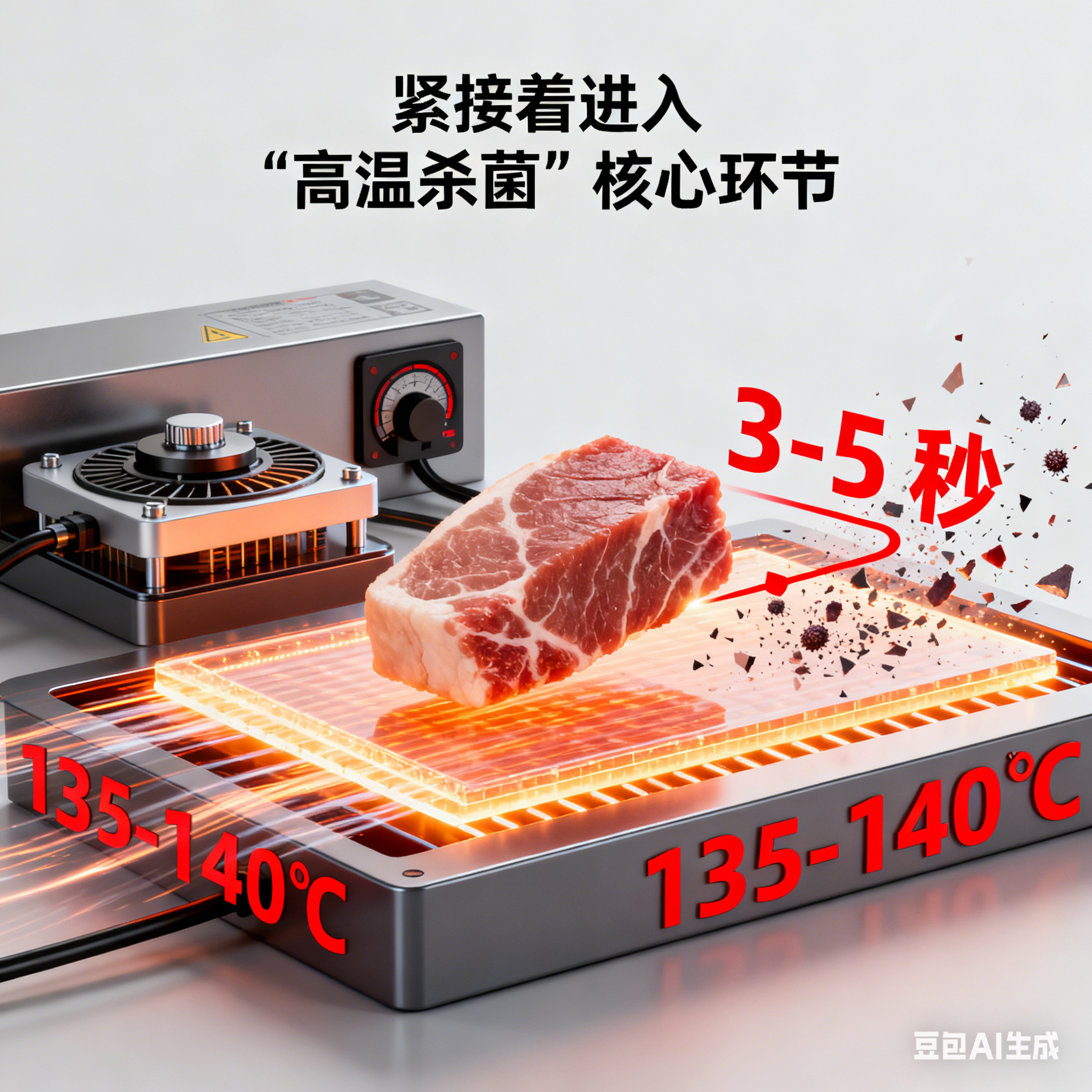 全自动电加热板式杀菌机怎么运作？预制菜杀菌有秘诀？(图3)