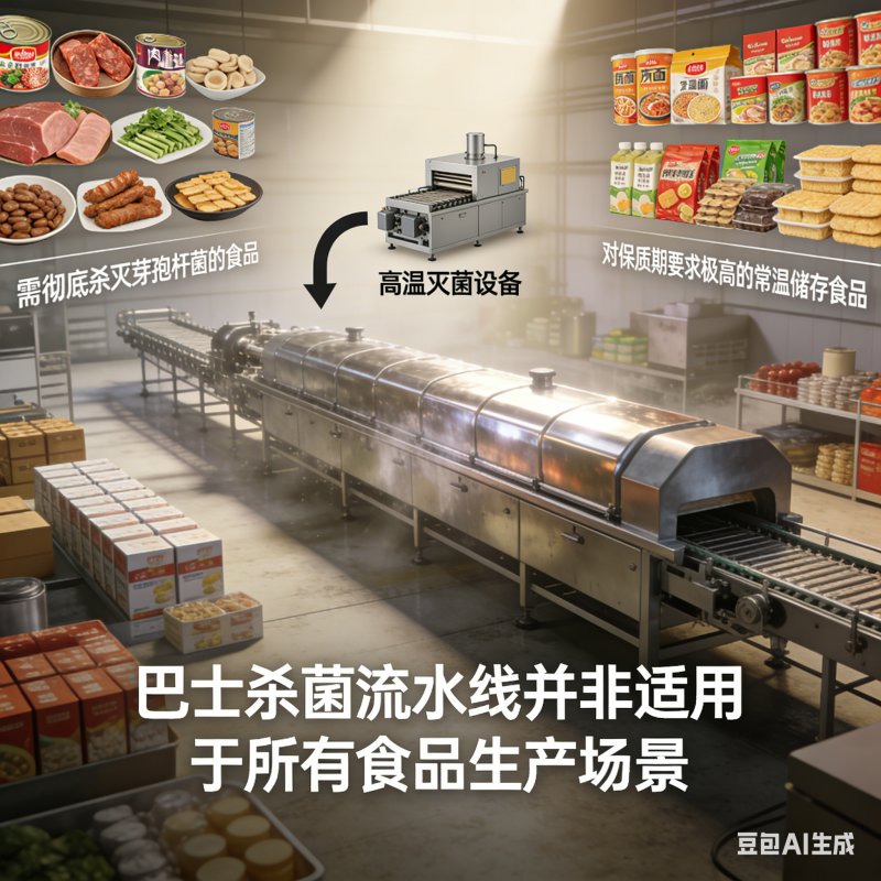 食品杀菌设备该怎么选？巴士杀菌流水线实用吗？(图5)