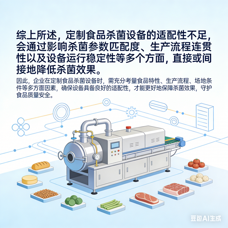 定制食品杀菌设备适配性不足，会影响杀菌效果吗？(图5)
